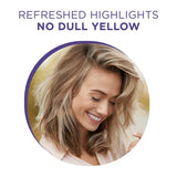 Clairol Professional Shimmer Lights Purple Conditioner, 16 fl. Oz Neutralizes Brass & Yellow Tones For Blonde, Silver, Gray & Highlighted Hair Packaging May Vary, Pack of 1