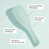 Tangle Teezer The Fine & Fragile Ultimate Detangling Brush, Dry and Wet Hair Brush Detangler for Color-Treated, Fine and Fragile Hair, Marine Teal