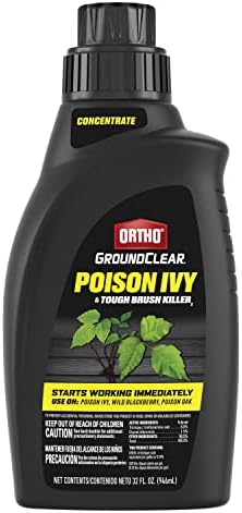 Ortho GroundClear Poison Ivy & Tough Brush Killer2 - Weed Killer Concentrate, 32 fl. oz.