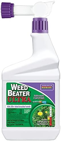 Bonide Weed Beater Ultra, 32 oz Ready-to-Spray Fast-Acting Protection Against Broadleaf Weeds in Warm & Cool Weather