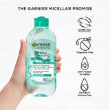 Garnier Micellar Water with Hyaluronic Acid, Facial Cleanser & Makeup Remover, 13.5 Fl Oz (400mL), 2 Count (Packaging May Vary)