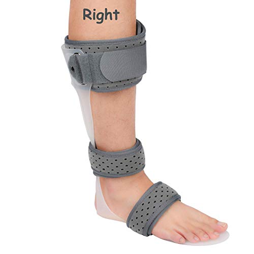 AFO Drop Foot Brace Medical Ankle Foot Orthosis Support Foot Drop Postural Correction Brace (Right/XL)