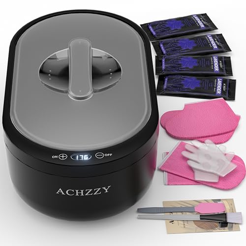Paraffin Wax Machine for Hand and Feet - 2000ml Paraffin Wax Warmer, Temperature and Reservation Mode, thermostatic Warmer, Nourishing and Moisturizing, Ideal for Home Paraffin Baths (black)