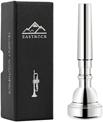 EastRock 3C Trumpet Mouthpiece Silver Plated Bb Trompeta Mouthpiece Trumpet Instrument Accessories Vacuum Packed