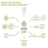 BitterLiebe® Original Bitterstoffe Tropfen 50ml aus Die Höhle der Löwen - hochdosierte Bittertropfen nach Hildegard von Bingen - Made in Germany