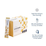 UNICITY UNIMATE LEMON GINGER STICK PACKS - Great Tasting - Ultra Concentrated Yerba Mate Drink Mix (30 Packets). Dietary Supplement. Healthy Alternative to Coffee and Energy Drinks (30-Day Supply)