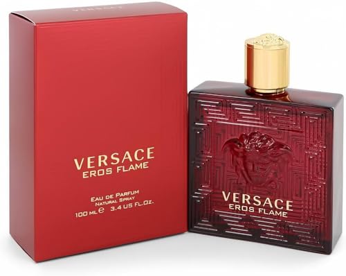 Versace Eros Flame Eau De Parfum Spray for Men, 3.4 Ounce