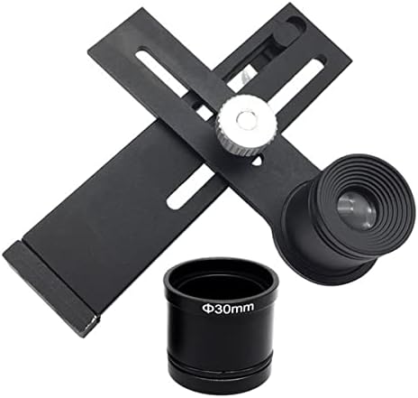 Microscope Kit Stereo Microscope with 10X Eyepiece Phone Clip, Universal Mobile Phone Holder Adapter Microscope Lens Adapters (Color : Mounting 30 mm)
