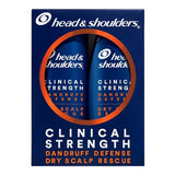 Head & Shoulders Clinical Dandruff Defense + Dry Scalp Rescue Shampoo 13.5 oz Twin Pack