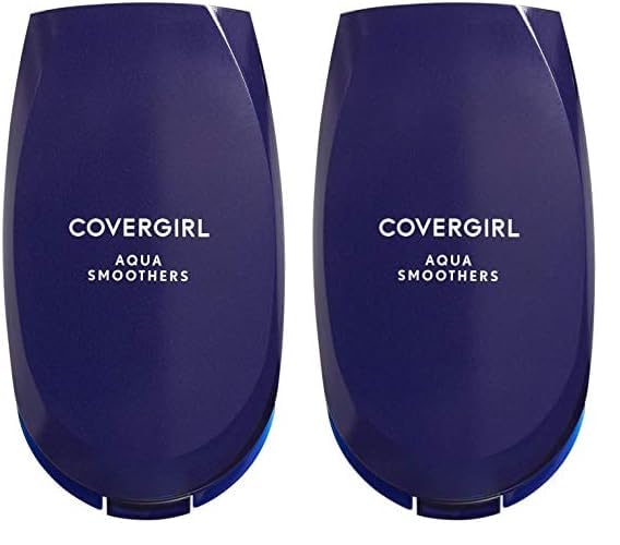 CoverGirl Aquasmooth SPF 20 Compact Foundation, 725 Buff Beige, 0.4 Ounce (Pack of 2)