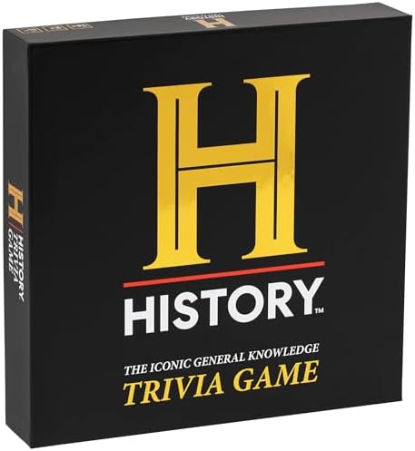 HISTORY Channel Trivia Game - 2000+ Fun General Knowledge Questions for Adults, Family and Teens in The Pursuit of Trivial Knowledge - The Perfect Party Card Game for Board Games Night with your Group