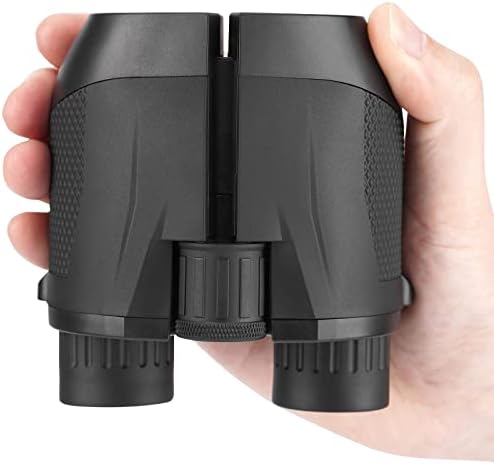 Binoculars for Adults Kids,10x25 Small Compact Binoculars with Low Light Vision, 374ft 1000yard Lightweight Binoculars for Bird Watching Sports Games Travel Hunting