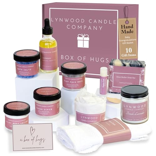 Lynwood Amazing Mom Gift Set: New Mom Gift Set, Body and Bath Gift Set for Relaxation, Essential Gift for New Moms, Postpartum Care Package Gift Sets for Women
