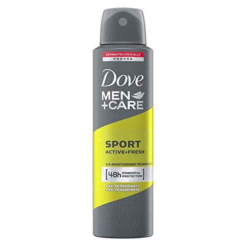 Dove Men Care Anti-Perpirant Deodorant Spray Sport Active Fresh 150Ml - Pack of 6 by Dove