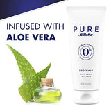 GILLETTE Pure Shave Cream With Aloe Soothing, 6 OZ