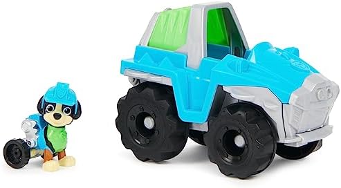 Paw Patrol, Rex’s Dinosaur Rescue Vehicle with Collectible Action Figure, Kids Toys for Ages 3 and Up