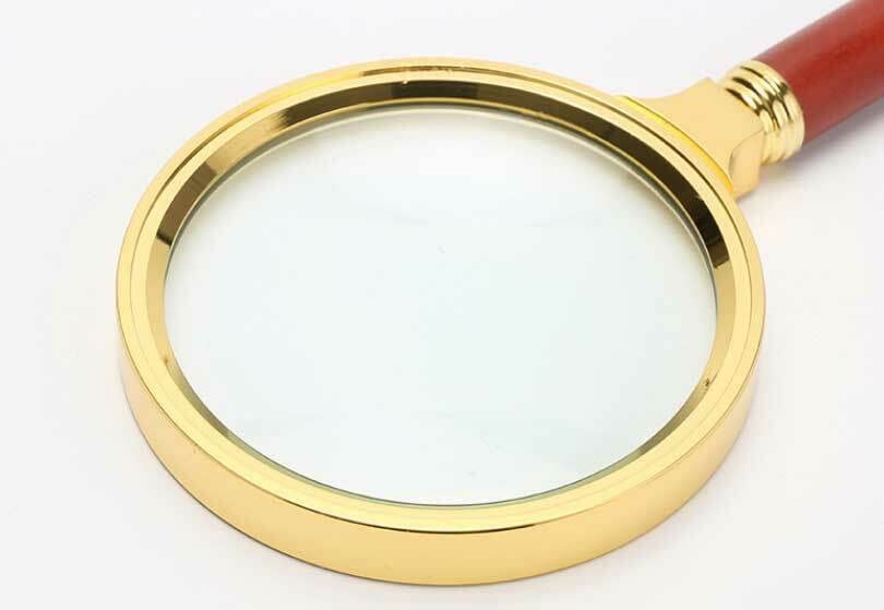 20X HD Magnifying Glass (Full Size-90mm) for Desktop, Collectors, Youth and The Elderly. Also Two (2) Credit Card Sized Magnifiers for Shopping, Reading Mobile Phones or dosing Medicine.