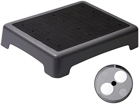 Fotree One Step Stool, Non-Slip Mobility Step Platform for Senior ＆ Adults, Safety Step Platform for Stair, Car, Bed, Chair, Shower, Bathtub, Outdoor, 3.5 Inch High Rise Stairs 440 Lbs Capacity