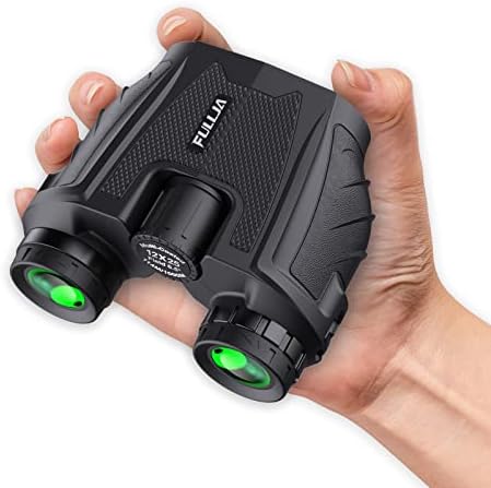 Lightweight Compact-Pocket-Binoculars for Adults Childrens - 12x25 Small Binoculars for Girls with Large Eyepieces, Mini Binoculars Durable & Clear for Bird Watching, Hiking, Concerts, Outdoor Sports