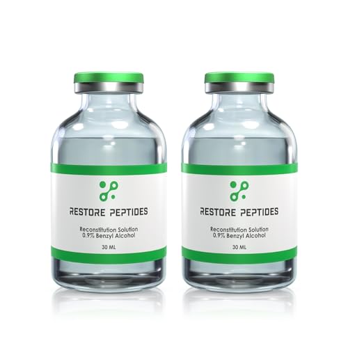 Reconstitution Solution 30ml, Premium Glass Vials, Made in USA (2 Pack)