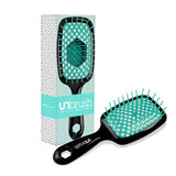 FHI HEAT UNbrush Wet & Dry Vented Detangling Hair Brush, Lagoon