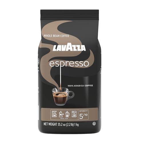 Lavazza Espresso Italiano Whole Bean Coffee Blend, Medium Roast,Premium Quality Arabic, 2.2 Pound (Pack of 1) (Packaging may vary)