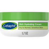 CETAPHIL Rich Hydrating Night Cream For Face, With Hyaluronic Acid, 1.7 oz, Moisturizing Cream For Dry To Very Dry Skin, No Added Fragrance, (Packaging May Vary)