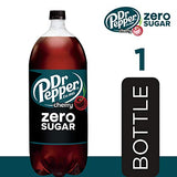 DR PEPPER Cherry Zero Sugar Soda, 2 L bottle