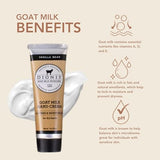 Dionis Goat Milk Skin Care Vanilla Bean Scented Hand Cream Set - Cruelty Free Travel Size Hand Lotion For Hydrating & Moisturizing Dry Skin - Paraben Free Formula Made In The USA, 1 oz Set of 4