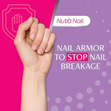 Nutra Nail Triple Power Gel Treatment – Instant 3-in-1 Protective, Nourishing & Strengthening Lacquer for Weak Nails