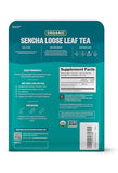 FGO Organic Sencha Loose Leaf Tea, Resealable Bag, 16oz, Packaging May Vary (Pack of 1)