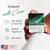 REMEDIAL PAX Eye Cream for Dark Circles and Puffiness, Bags Under Eyes Treatment, Anti-Aging Collagen Eye Cream for Wrinkles, Day & Night Caffeine Eye Cream with Niacinamide Dimethicone, Made in USA