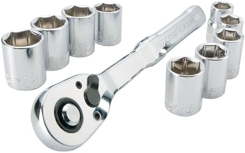 CRAFTSMAN Mechanics Tool Set, Metric, 3/8 Inch Drive, 10 Piece (CMMT34564)