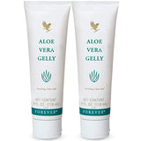 Forever Living - Forever Aloe Vera Gelly - Pure Aloe Gel - Soothes, Moisturizes, and Conditions - Vegan, Vegetarian, Gluten-Free - 4 fl oz. (2 Pack)