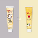 Burt's Bees Softening Foot Cream with Coconut Oil and Soap Bark, 4.3 Ounces, Pack of 3