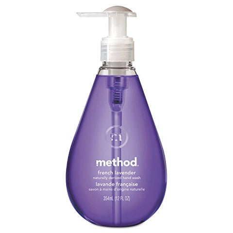 Method Gel Hand Wash, French Lavender, Biodegradable Formula, 12 fl oz (Pack of 6)