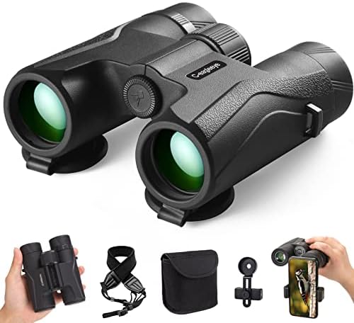 Compact Binoculars for Adult & Kids,Lightweight High-Powered 12x32 Binoculars for Bird Watching,Travel, and Adventure,Crystal Clear Optics,IPX7 Waterproof,Easy to Carry, Ideal for Outdoor Adventures