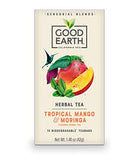 GOOD EARTH TEA CO. Sensorial Blends Tropical Moringa & Mango Herbal Tea, 15Count