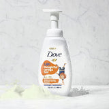 Dove Foaming Body Wash For Kids Coconut Cookie Sulfate-Free Skin Care, 13.5 Fl Oz, Pack of 4