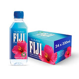 FIJI Natural Artesian Bottled Water 330mL / 11.15 Fl Ounce (Pack of 24) - 100% Natural Electrolytes - NEW