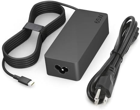 65W USB C Charger for Lenovo Thinkpad/Yoga/Chromebook Laptop Computer 65W 45W USB C Fast Power Adapter