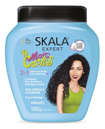 SKALA Mais Cachos for hair type 3ABC - 2 IN 1 Conditioning Treatment Cream & Cream To Comb 35.2oz