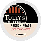 Tully's Coffee French Roast, Keurig Single Serve K-Cup Pods, Dark Roast Coffee, 60 Count, (6 Packs of 10)