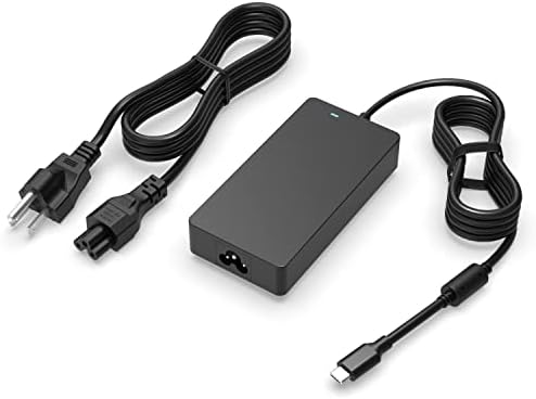 90W 65W USB C Laptop Charger Fit for Dell Latitude 7420 7320 7520 9420 9520 2-in-1 Laptop Type C AC Adapter Power Supply Cord