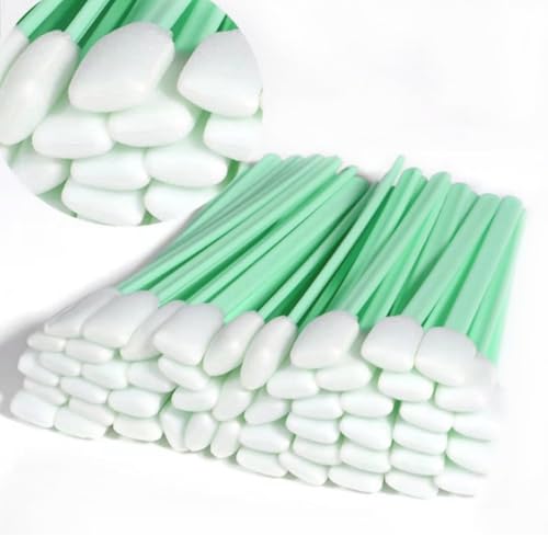 400 PCS Professional Foam Cleaning Swab Sticks for Lab, Dust-Free Cleaning Sponge Tip Swabs for Printer Heads, Scanners, Camera Lenses, Chip Hard Disk Industries, Optical Lenses and Optical