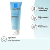 La Roche-Posay Toleriane Purifying Foaming Cream Cleanser for Oily Skin, Daily Face Wash with Ceramides and Niacinamide, Oil-Free, Fragrance Free