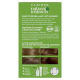 Clairol Natural Instincts Demi-Permanent Hair Dye, 6W Light Warm Brown Hair Color, Pack of 3