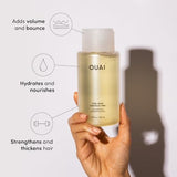 OUAI Fine Shampoo - Volumizing Shampoo with Strengthening Keratin, Biotin & Chia Seed Oil for Fine Hair - Delivers Clean, Weightless Body - Paraben, Phthalate & Sulfate Free Hair Care - 10 fl oz