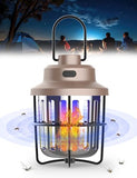 Bug Zapper Outdoor Camping Light Flashlight with Mosquito Zapper, Portable & Rechargeable Flying Insect Killer Lantern, IPX4 Waterproof Indoor and Outdoor Use for RVs, Camping, Home, Patio