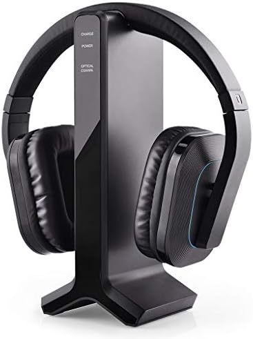 Avantree HT280 Wireless Headphones for TV Watching with 2.4G RF Transmitter Charging Dock, Digital Optical System, High Volume Headset Ideal for Seniors, 100ft Range, No Audio Delay, Plug and Play